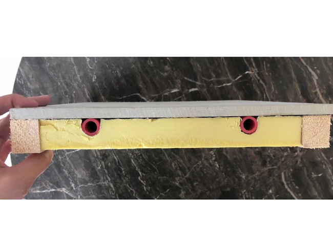 預置溝槽鋁板地暖模塊